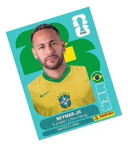 Figurinha Neymar Jr. - Qualidade TOP (não oficial)