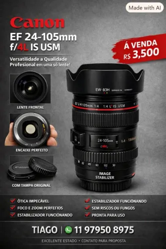 Canon EF  24 - 105 mm 1:4 L IS USM