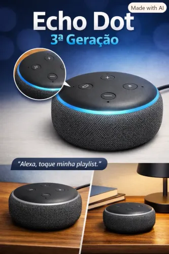Echo Dot 3ª Geração Alexa Amazon