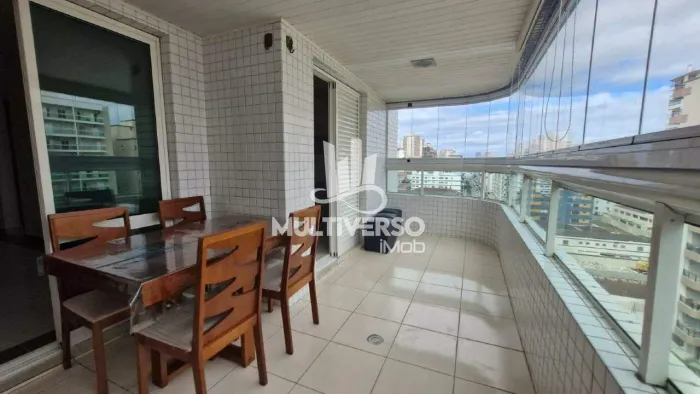 Apartamento à venda no Canto do Forte 2 dormitórios (1 suíte), varanda gourmet e 2 vagas