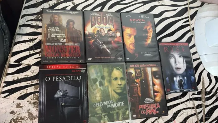 Dvds Filmes 7 por R$50,00 Seven O Pesadelo doom elevador