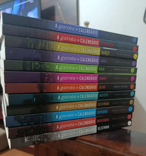 Coleção de livros garota do calendário