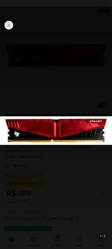 Memória ram 8gb t-group 2666 ddr4