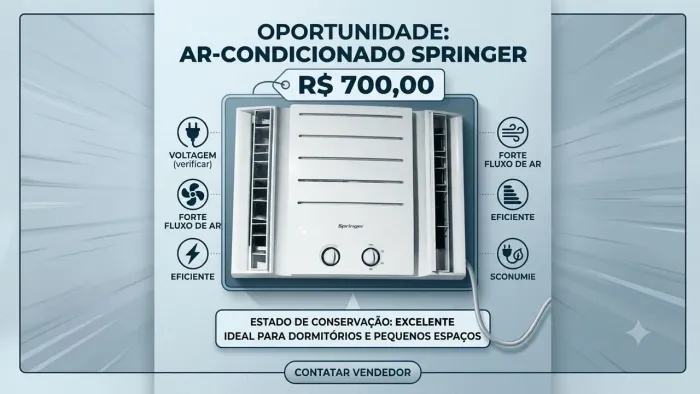 Ar condicionado Springer 8000btus