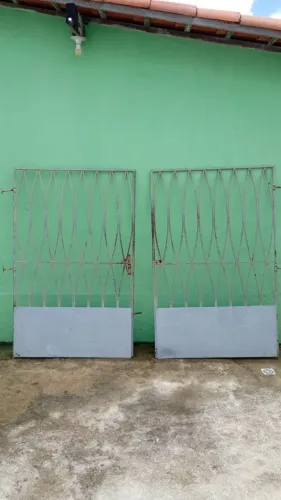 portão de abrir em aço (2,15m X 1,70)