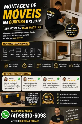 Montador de móveis em Curitiba