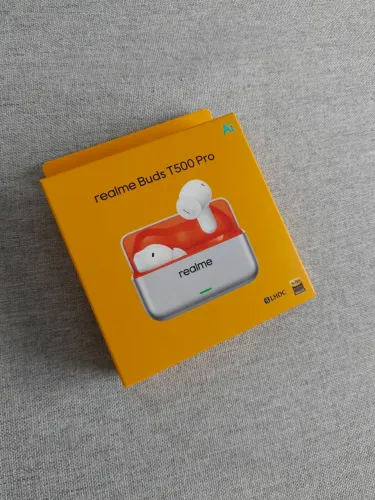 realme Buds T500 Pro ? Orange Mint (Laranja)