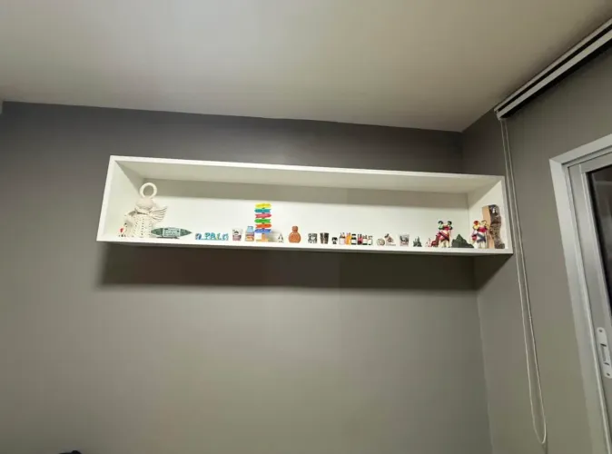 Nicho MDF Branco 188x39x26cm