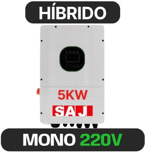 INVERSOR SAJ MONO HIBRIDO 5KW-H2 220V 2MPPT