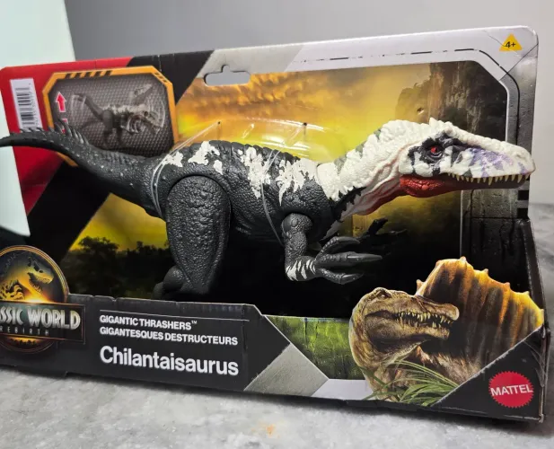 Jurassic World rebirth Chilantaisaurus Mattel lacrado