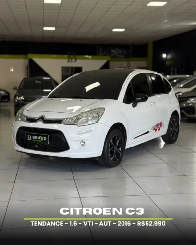 Citroen C3 Tendance 1.6 VTI Flex Start 16V Aut. 2016