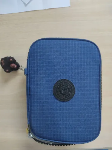 Estojo escolar Kipling azul 