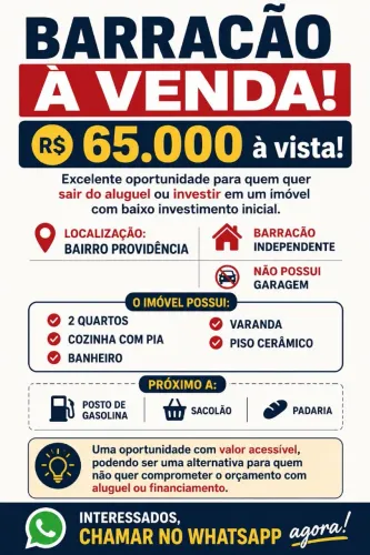 Vendo Barracão