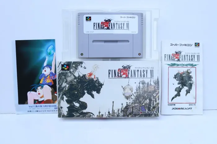 Final fantasy 6 jap cib completo em perfeito estado e salvando