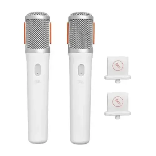 Microfones JLB bluetooth branco