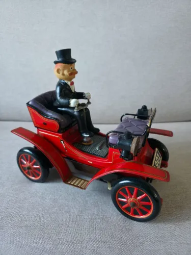MINIATURA CARRO ANTIGO EM LATA - NOMURA (MADE IN JAPAN)