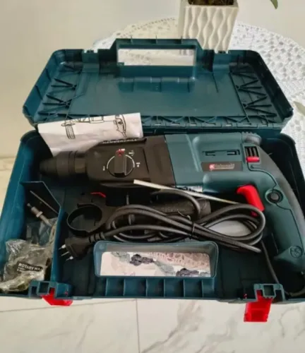Martelete 5kg Furadeira de Impacto 1200w Rompedor Demolidor Profissional Com Acessorios