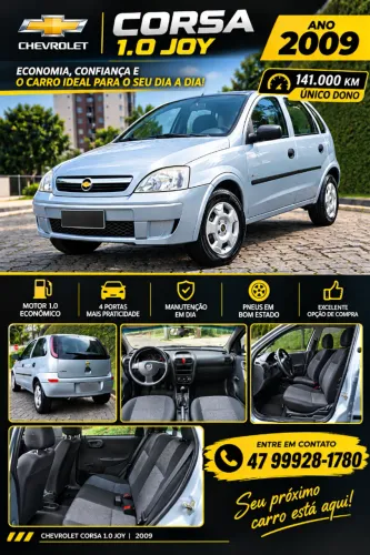 Chevrolet Corsa Hat. JOY 1.0/ 1.0 Flexpower 8V 5P 2009