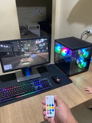 Pc gamer completo i3 8100 16gb ram GTX 750ti Ssd 512gb + periféricos
