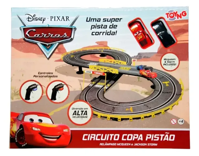 Autorama Pista Elétrica Filme Carros - Circuito Copa Pistão 