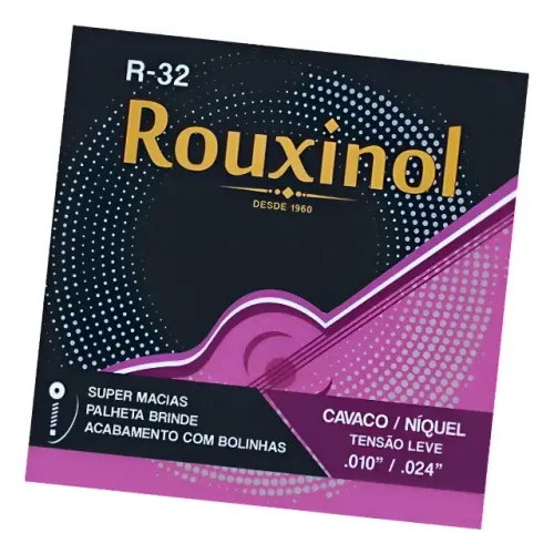 Encordoamento Rouxinol R32 Leve 4 Cordas Aço Cavaquinho