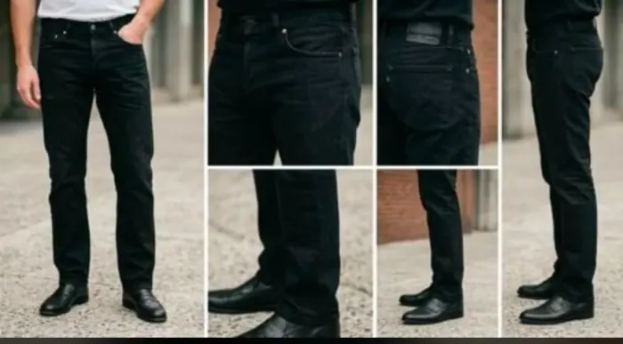 Calça Jeans Preta Masculina