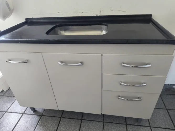 Balcão + Pia incluso com cuba de inox