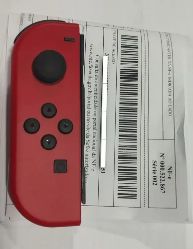 Controle Joy Con Super Mario red c/ NF e Garantia