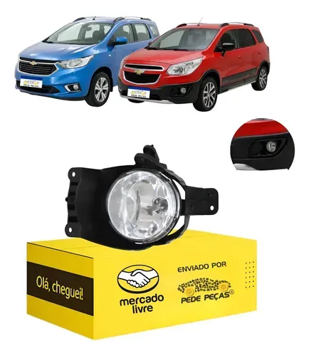 Farol Milha Cibié Gm Spin 2012 13 14 15 16 17 18 A 2024 L.e Cristal