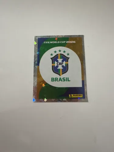 Figurinha brilhante do Brasil