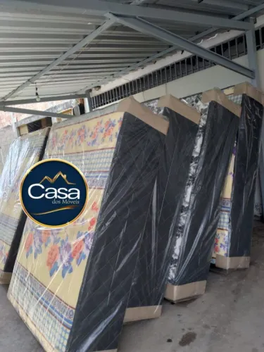 Cama casal acoplada simples 5cm de espuma D20 comum 