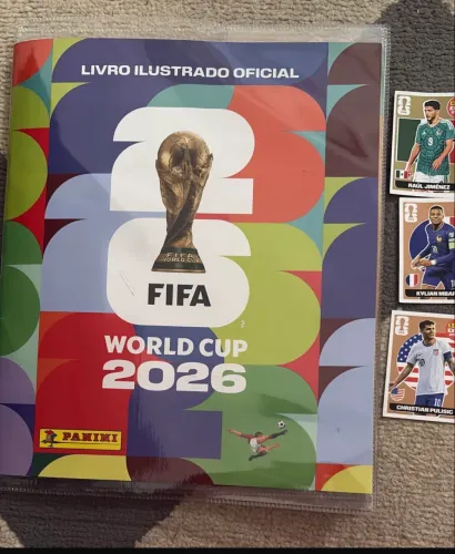 Album completo de copa do mundo 2026 e 3 legendas parcelms em 10x s/j