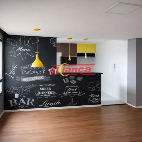 Apartamento com 2 dormitórios e vaga de garagem no bairro Água Chata Guarulhos