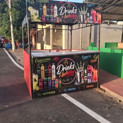 Vendo barraca de bebidas