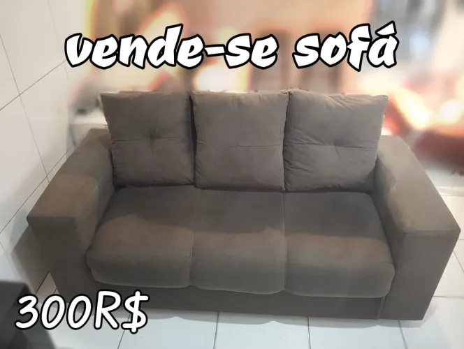Sofá Cinza grande 