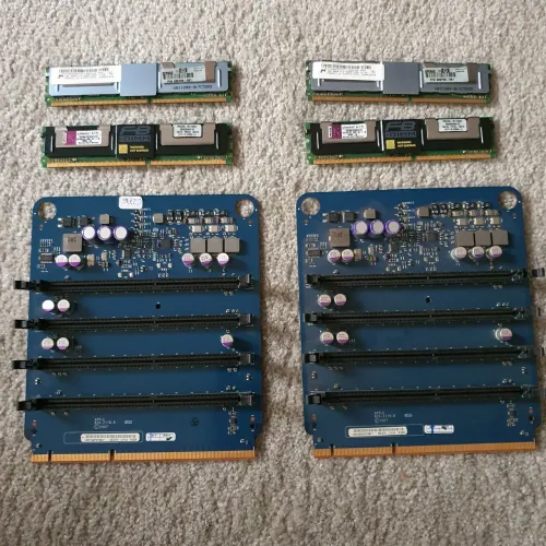 2 Riser Memory placa de memória Mac Pro A1186 com 12Gb