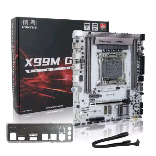 PLACA MAE X99 JGINYUE ARGB . PLACA ROBUSTA COM 8 FASES.