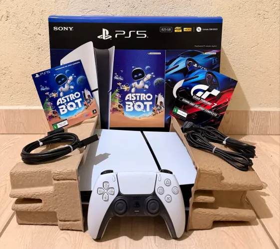 PlayStation 5 slim completo impecável zero