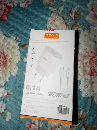Carregador iPhone completo 