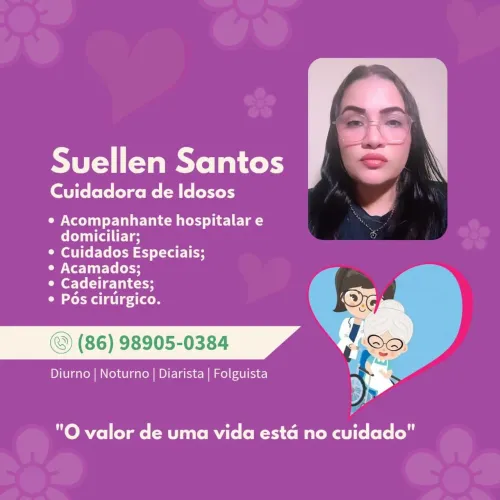 Acapanhete hospitalar e folguista de idoso
