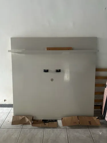 Painel em Mdf com suporte de Tv