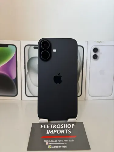iPhone 16 128GB Preto - Estado de Novo | Bateria 91% | Oportunidade