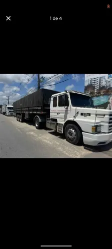 Scania 113 extra com carreta guerra 2008