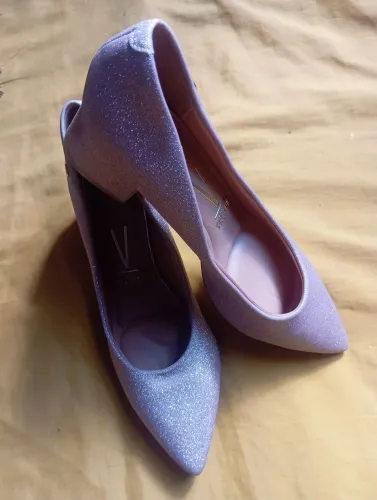Vendo Sapato Vizzano Feminino 38 Semi-Novo Rosê.