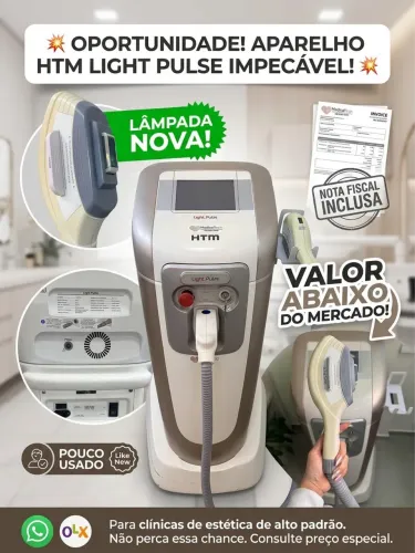 Oportunidade Única: HTM Light Pulse Impecável com Lâmpada Nova! ?