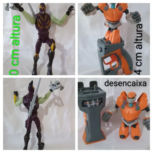 Lote com dois bonecos um Maxsteel van Ghan 2013 e outro Batle masters da Hasbro 2013
