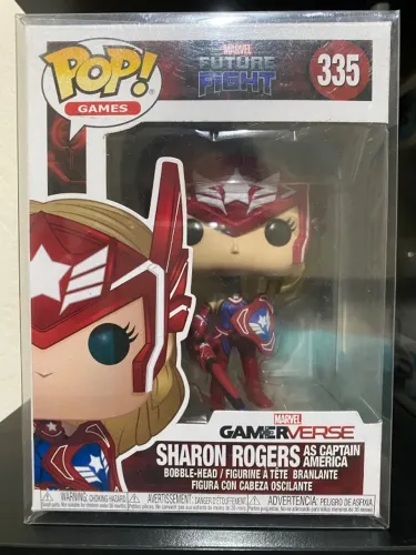 Funko Pop! Marvel Games - Sharon Rogers as Captain América 335