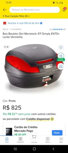 Bau da givi 47 litros