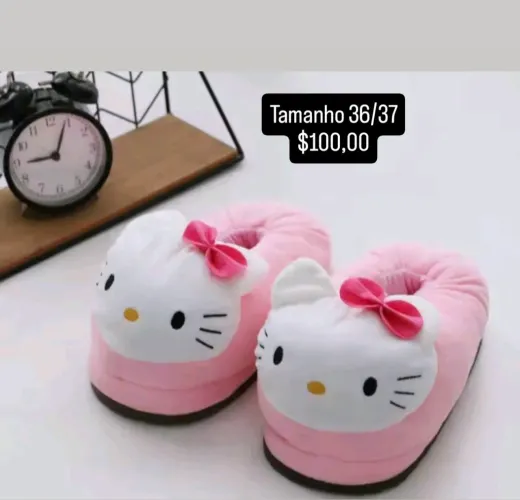 Pantufa infantil Helô Kitty Nova 36