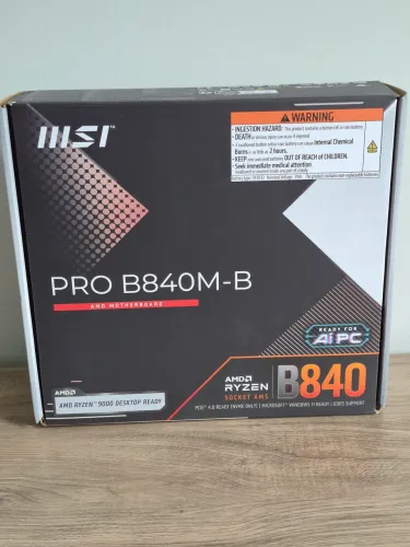 Placa Mãe B840M-B Msi Am5 Matx - Nova
